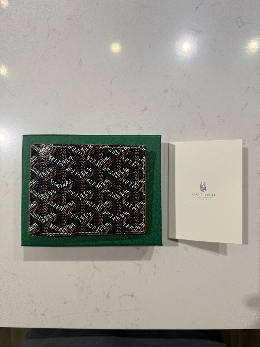 Goyard Brown/Black Wallet